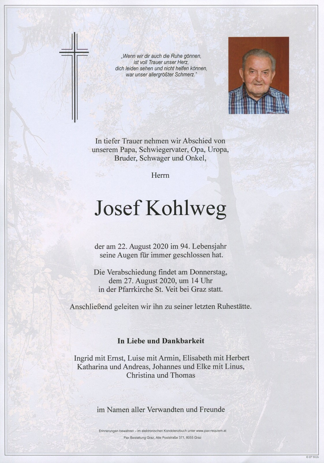 Parte Josef Kohlweg