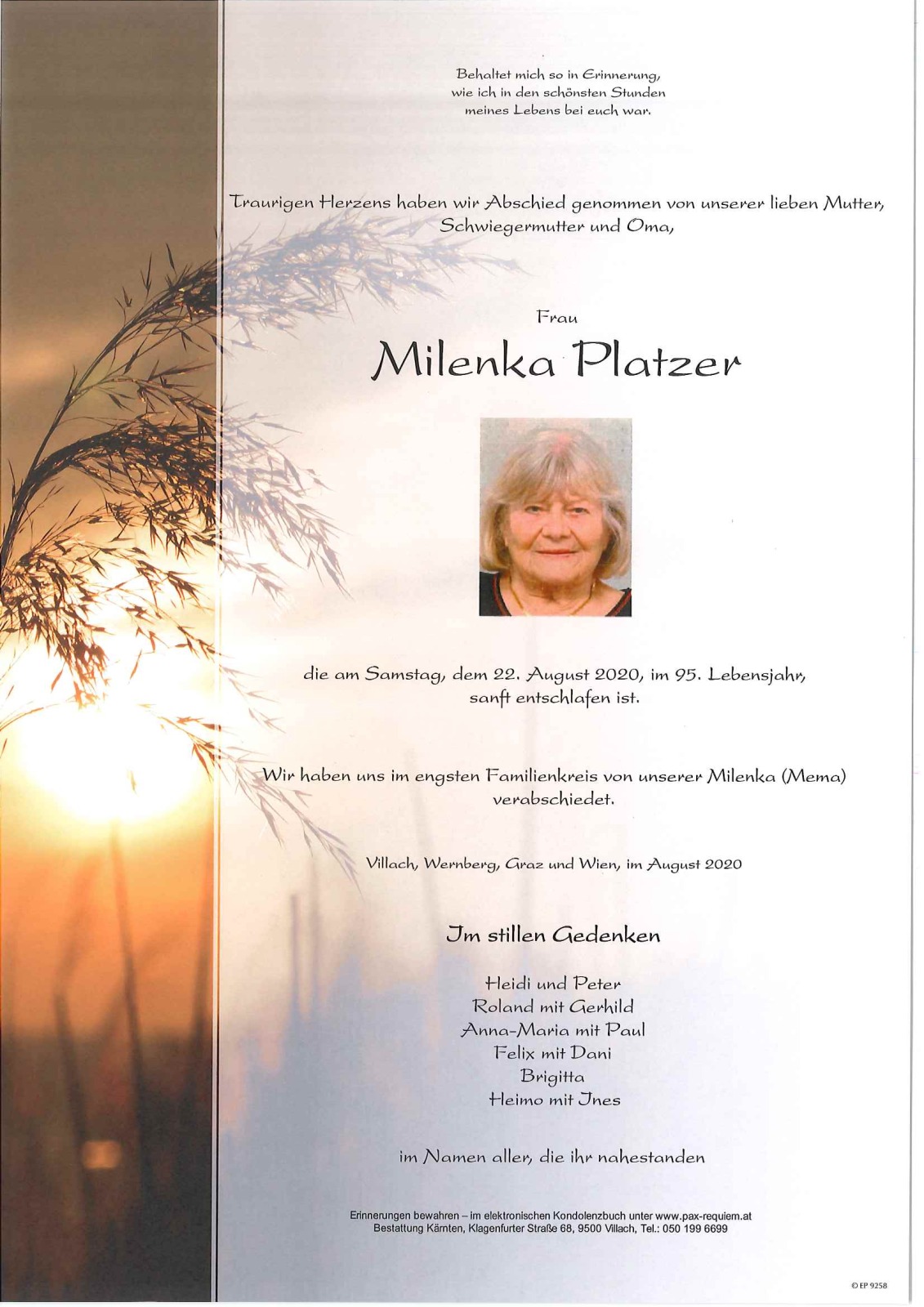 Parte Milenka Platzer