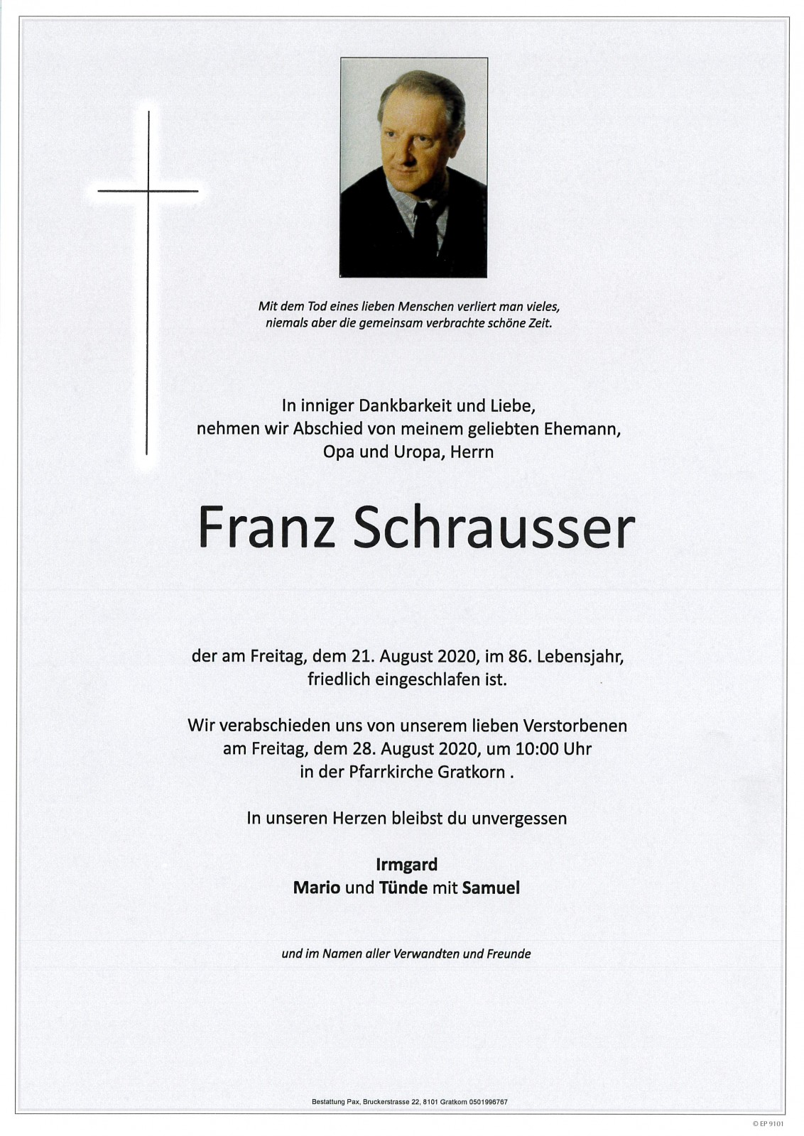Parte Franz Schrausser