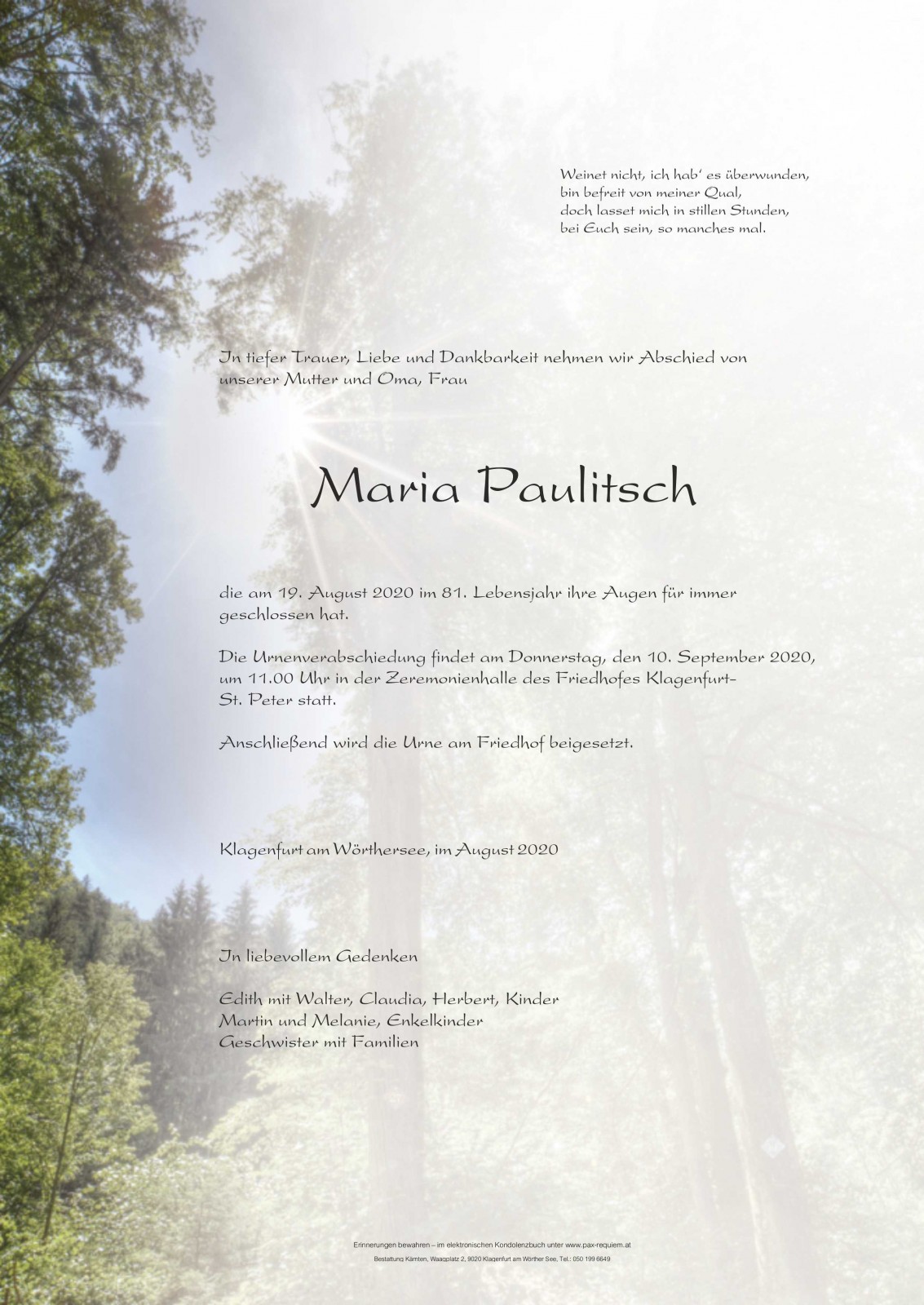Parte Maria Paulitsch