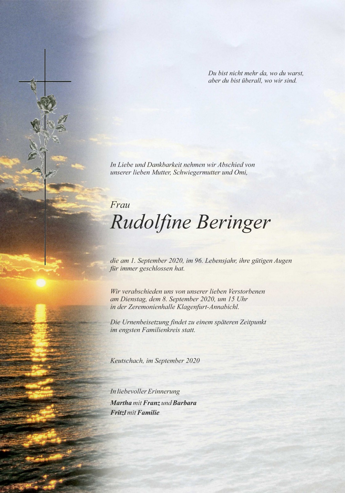 Parte Rudolfine Beringer