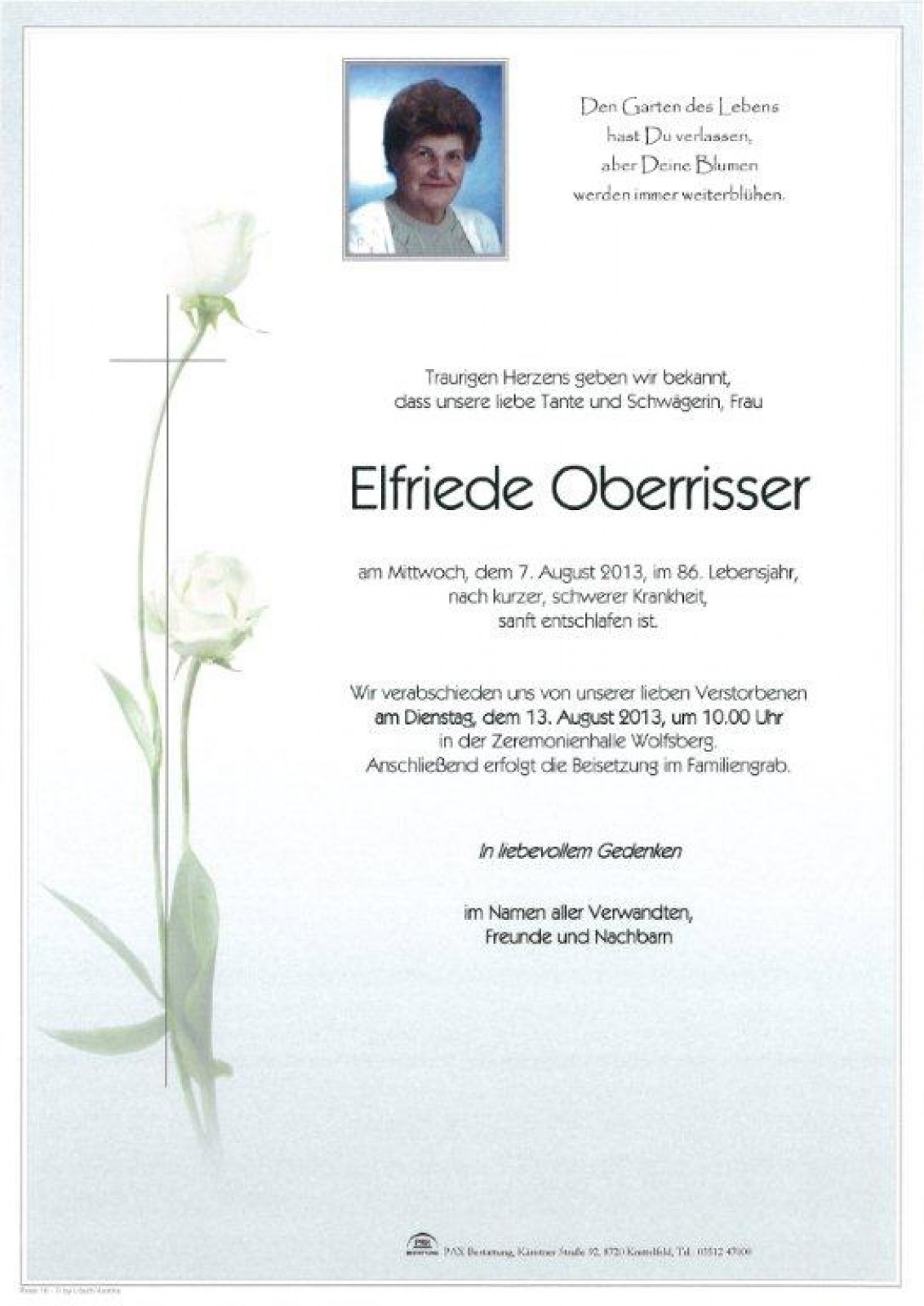 Parte Elfriede Oberrisser