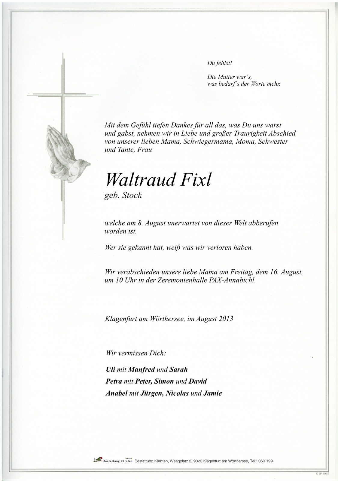 Parte Waltraud Fixl