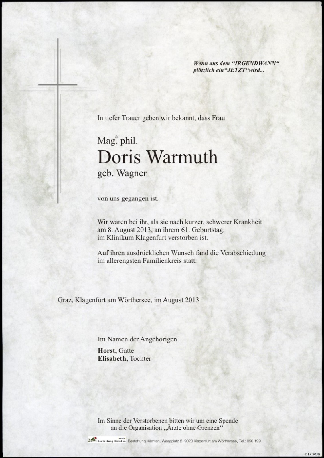 Parte Mag.phil. Doris Warmuth