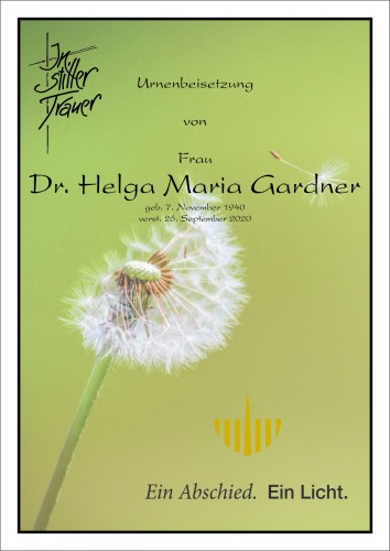 Dr. Helga Maria Gadner