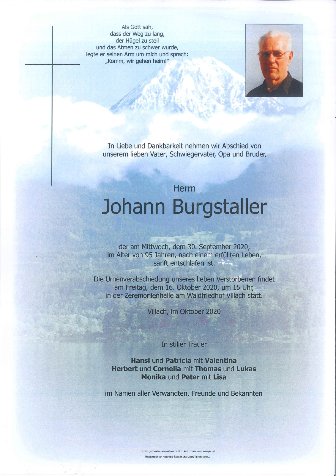 Parte Johann Burgstaller