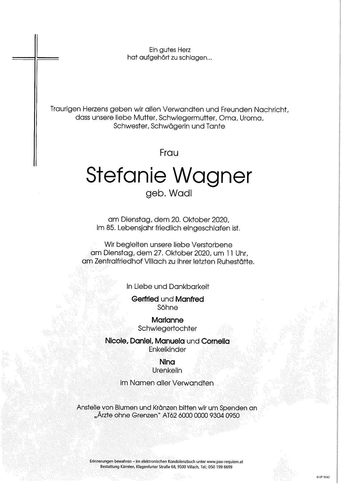 Parte Stefanie Wagner geb. Wadl