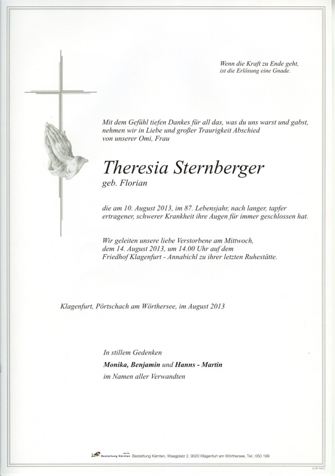 Parte Theresia Sternberger