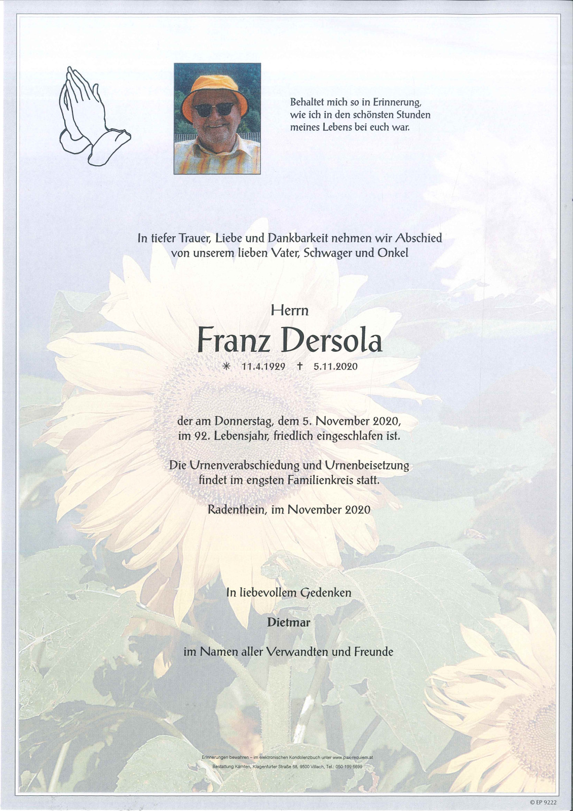 Parte Franz Dersola