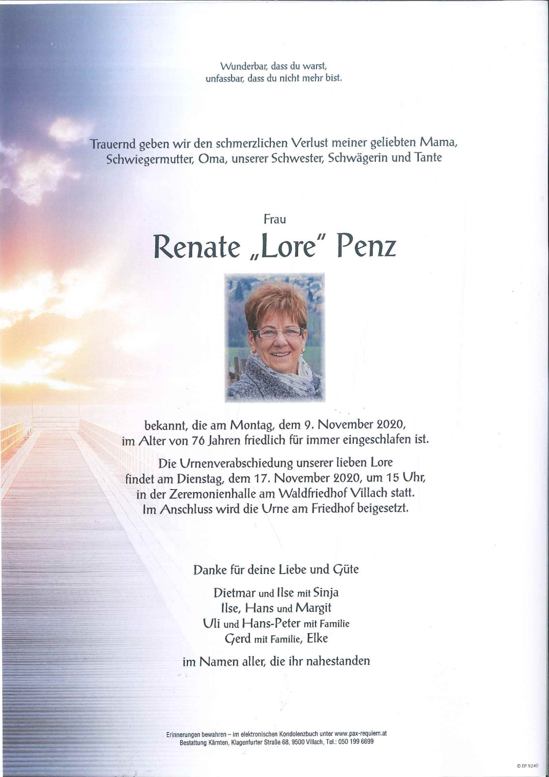 Parte Renate "Lore" Penz