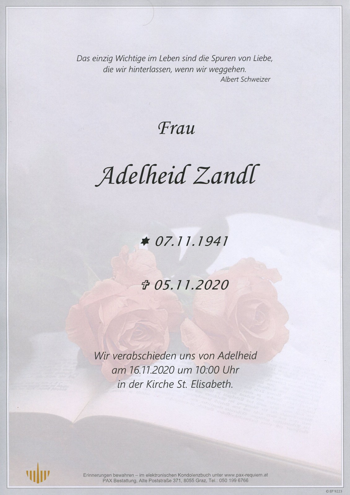 Parte Adelheid Zandl