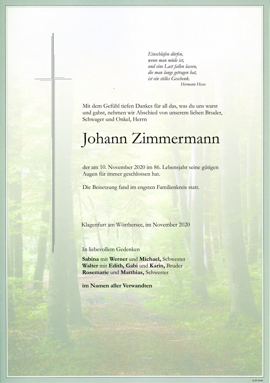 Parte Johann Zimmermann