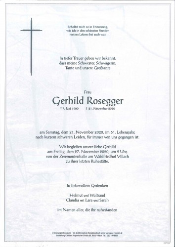 Gerhild Rosegger
