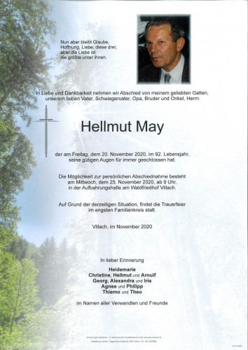 DI Hellmut May