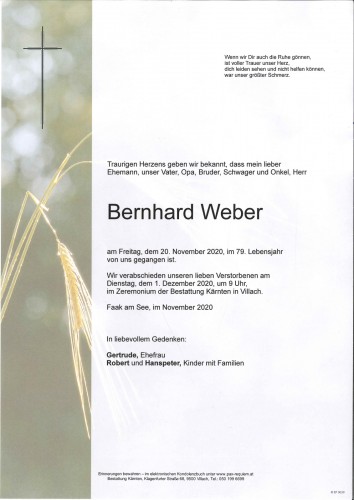 Bernhard Weber
