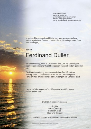 Ferdinand Duller