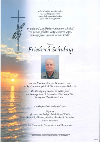Friedrich Schulnig