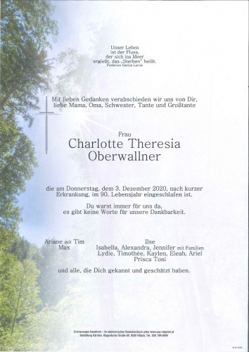 Charlotte Theresia Oberwallner