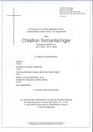 Christian Tomantschger