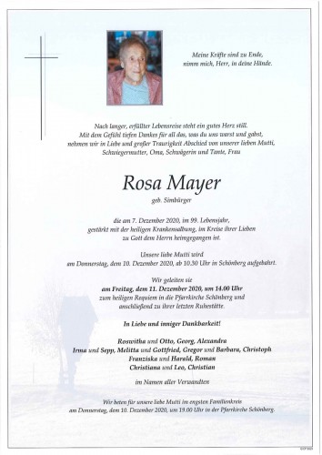 Rosa Mayer