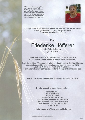 Friederike Höfferer