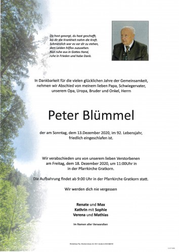Peter Blümmel