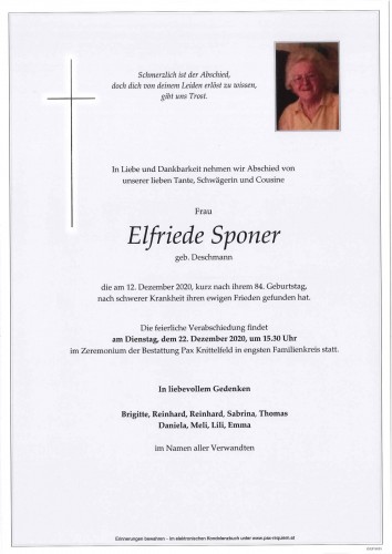 Elfriede Sponer