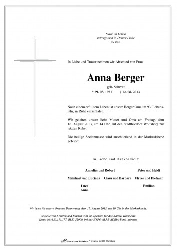 Anna Berger