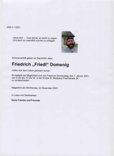 Friedrich "Friedl" Domenig