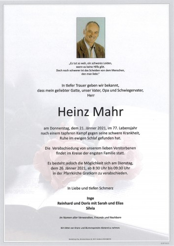 Heinz Mahr