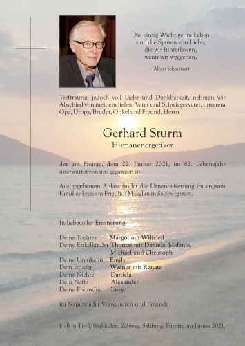 Gerhard Sturm