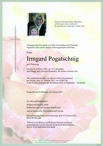 Irmgard Pogatschnig