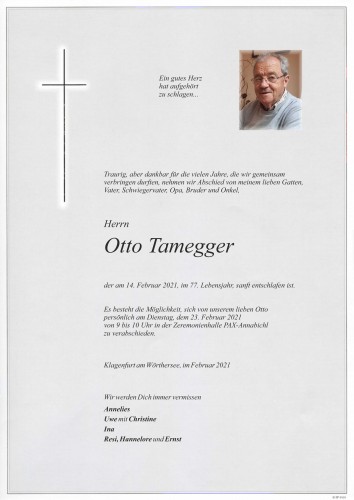 Otto Tamegger