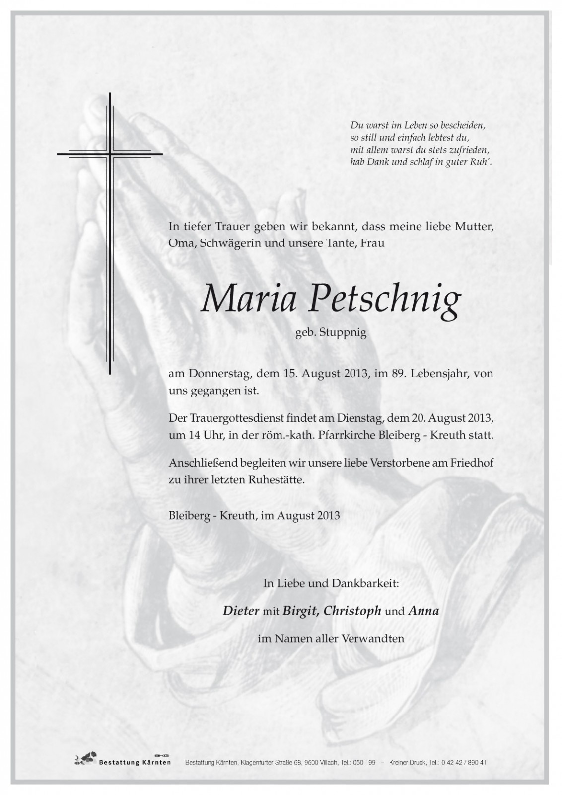 Parte Maria Petschnig