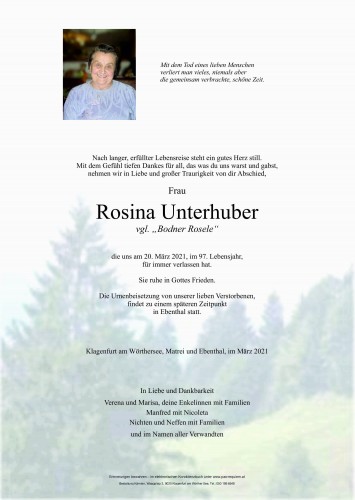Rosina Unterhuber