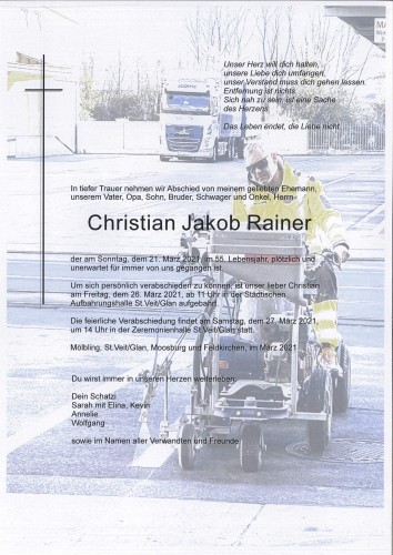 Christian Jakob Rainer