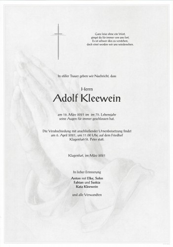 Adolf Kleewein