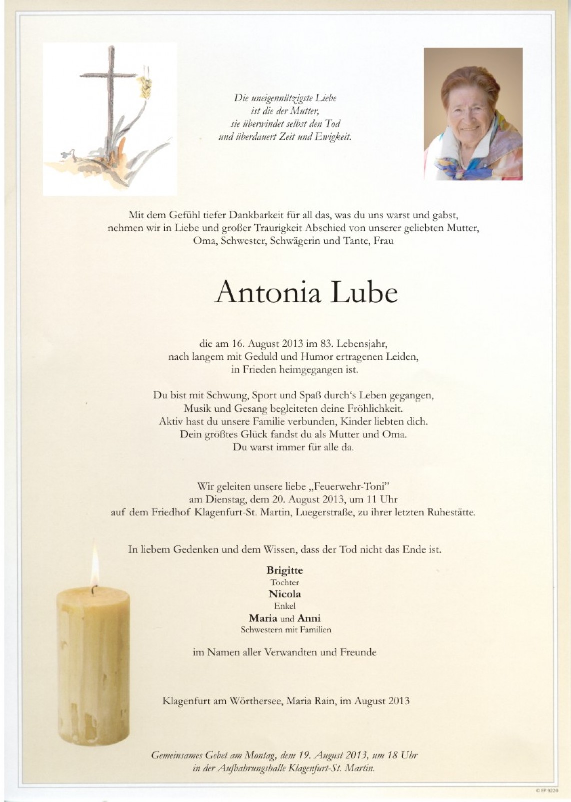 Parte Antonia Lube