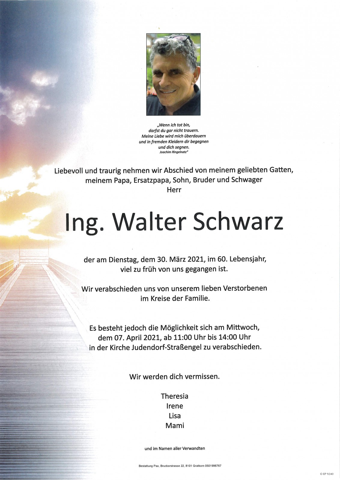 Parte von Ing. Walter Schwarz