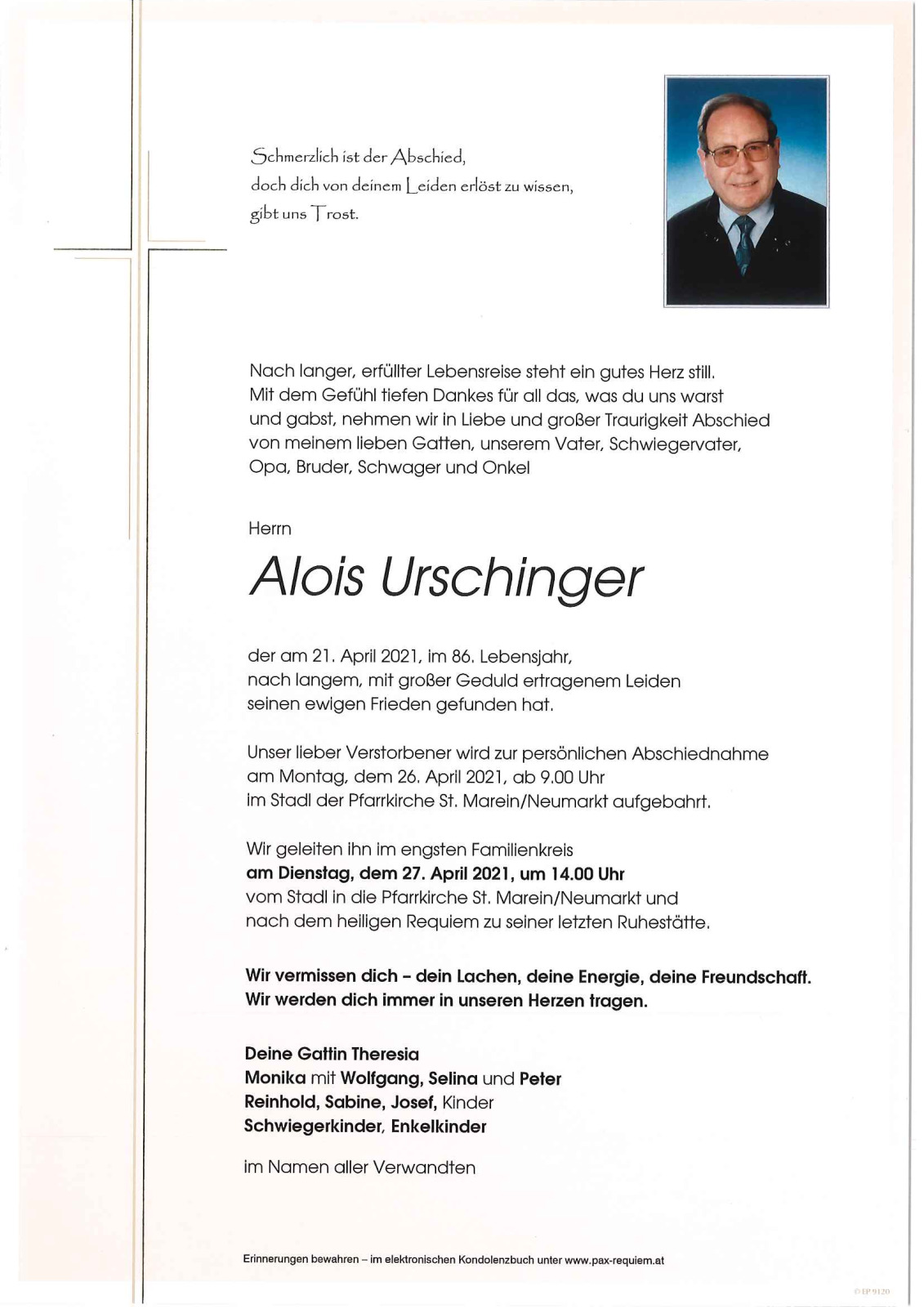 Parte Alois Urschinger