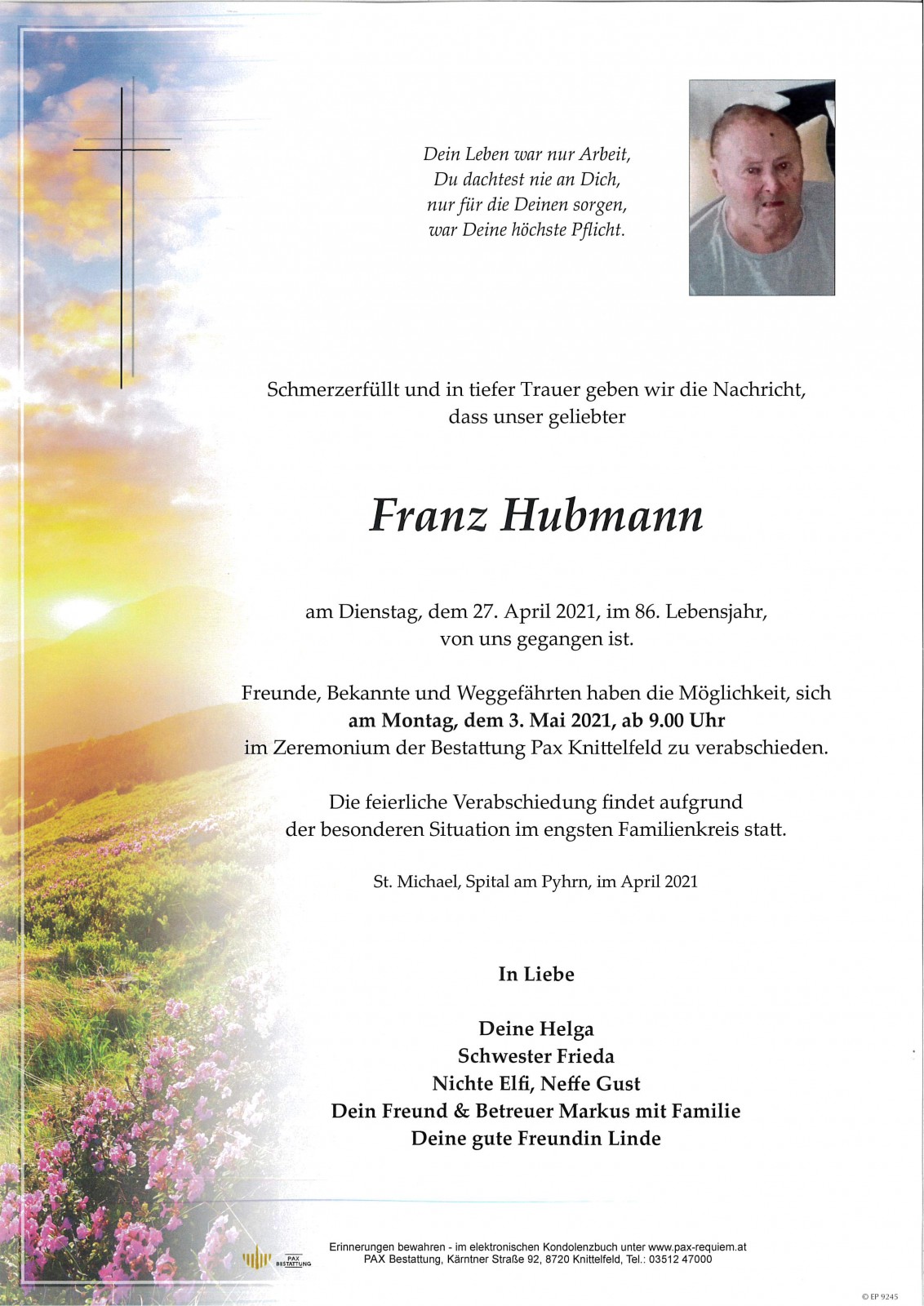 Parte Franz Hubmann