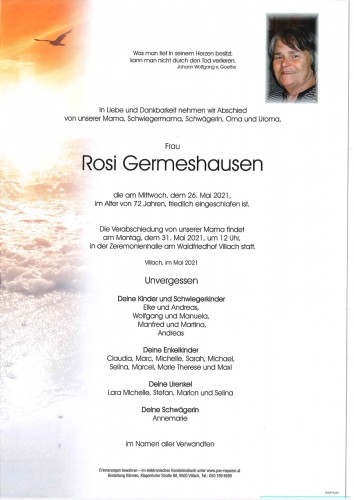 Rosemarie Germeshausen