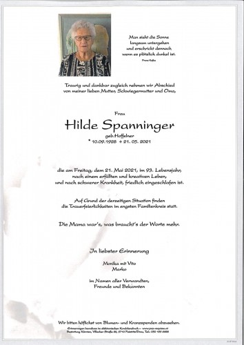 Hildegard Spanninger