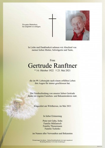 Gertrude Ranftner