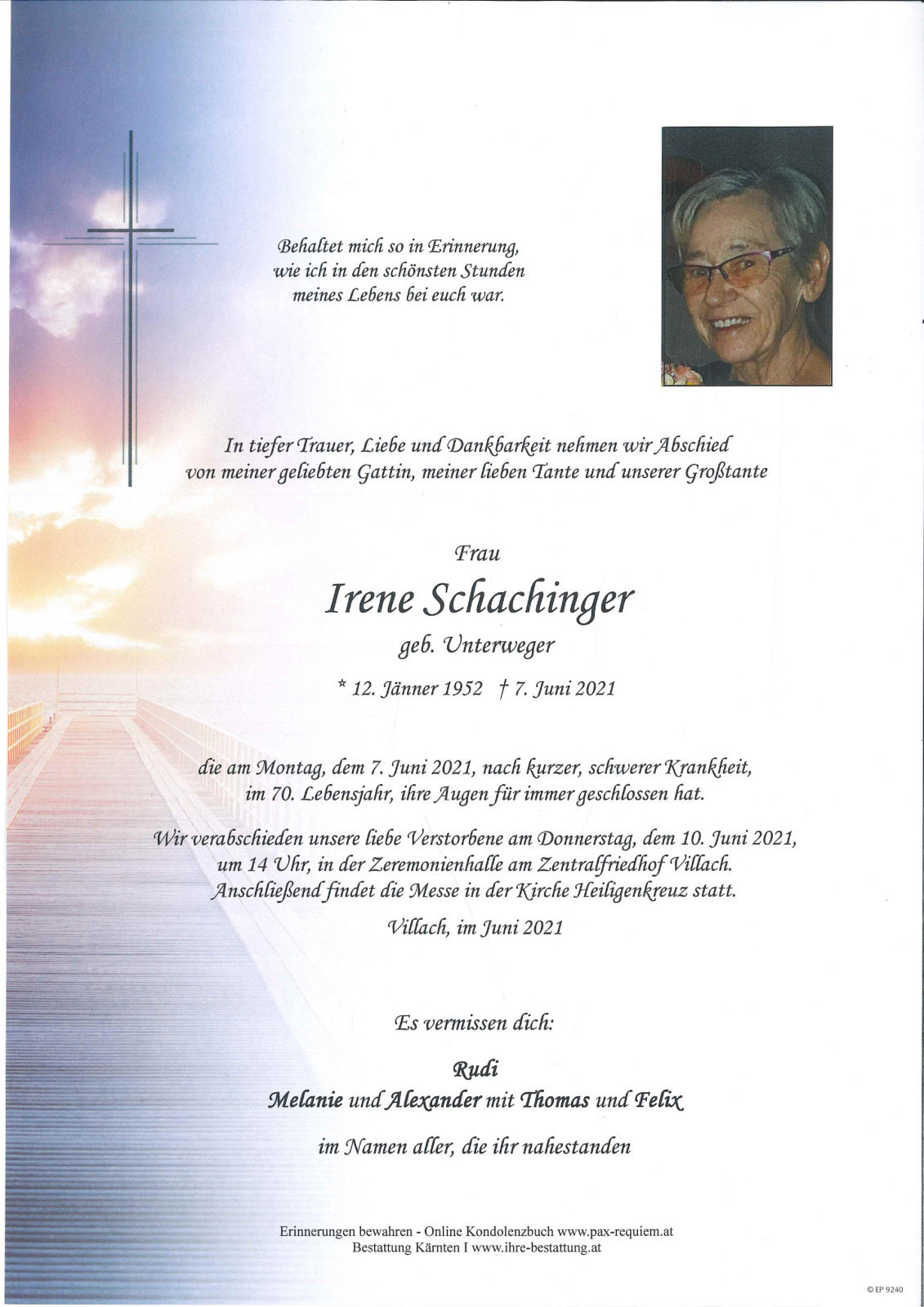 Parte Irene Schachinger