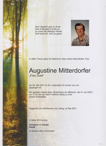 Augustine Mitterdorfer
