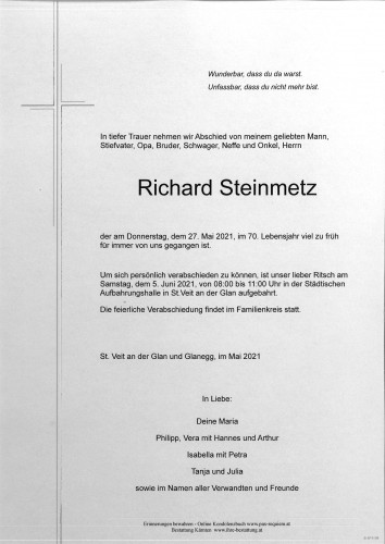 Richard Steinemetz