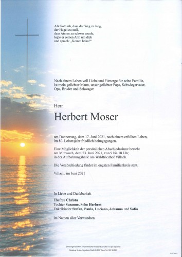 Herbert Moser