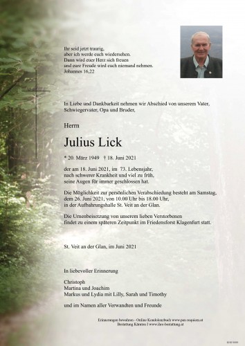 Julius Lick