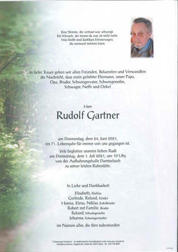 Rudolf Gartner